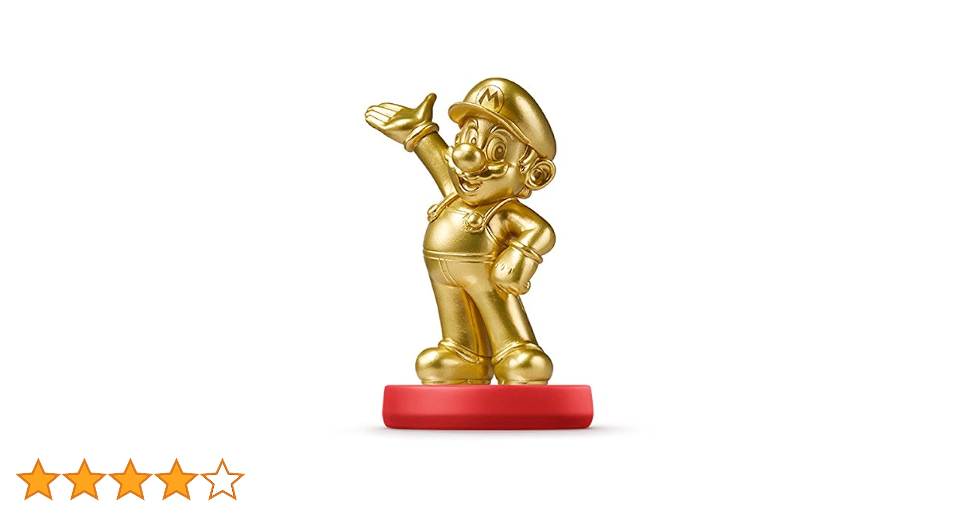 Nintendo amiibo ゴールドマリオ 英語版￼ Amiibo Mario Gold Edition First Run US Print 025S1 Error
